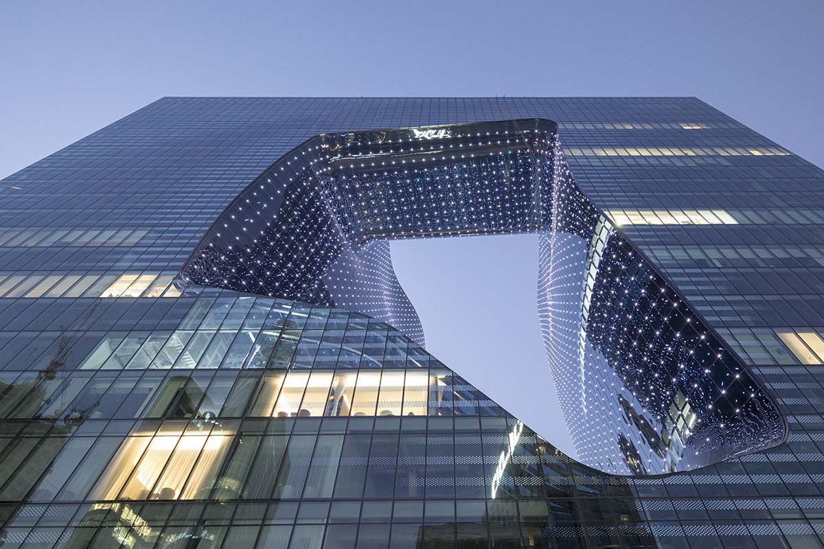 Zaha Hadid Architects' Opus Hotel in Dubai recaptured in photographs by Laurian Ghinitoiu
