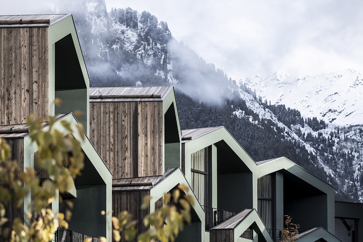 noa* network of architecture creates self-contained green tree suites raised on stilts in South Tyrol