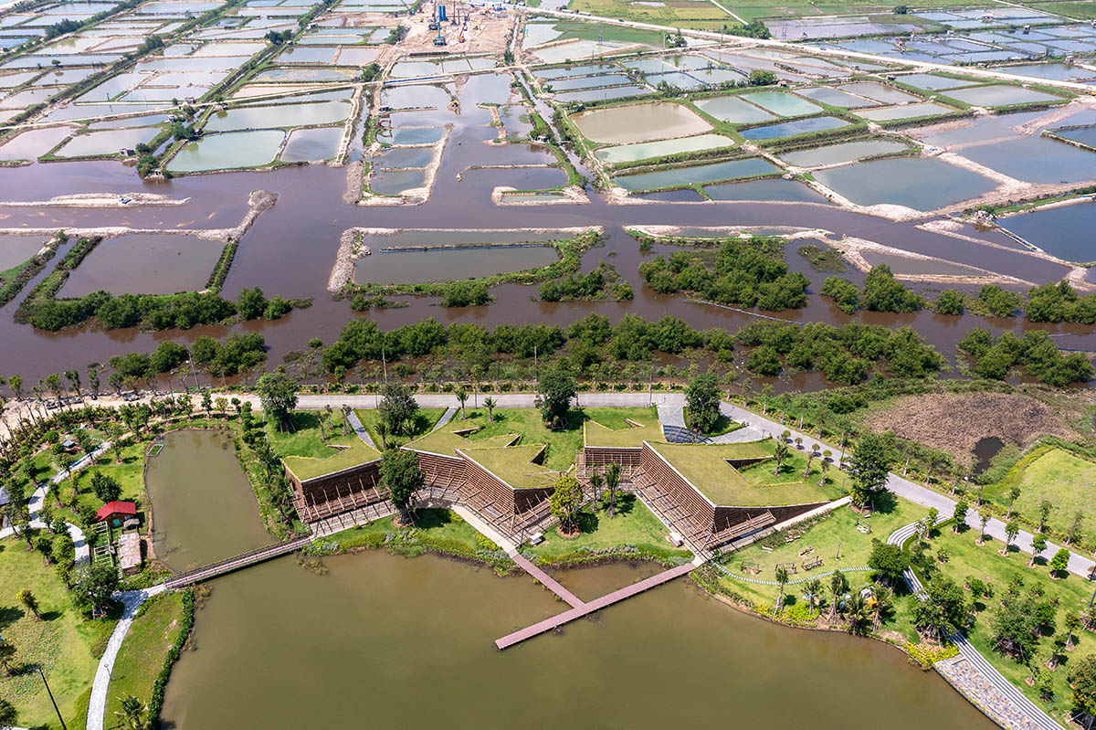 The Park by MIA Design Studio acts like rebellious structures embedded into the landscape 