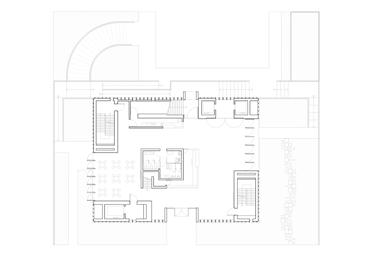 The Gothic Church on a Skyscraper