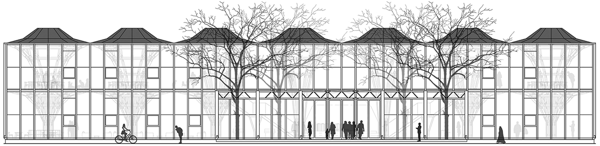 LUO studio Created a Universally-used Sales Center that can be Completely Dismantled and Reused