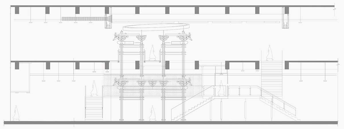 BloomDesign combines stainless steel tubes with timber joints to create retail store in China 