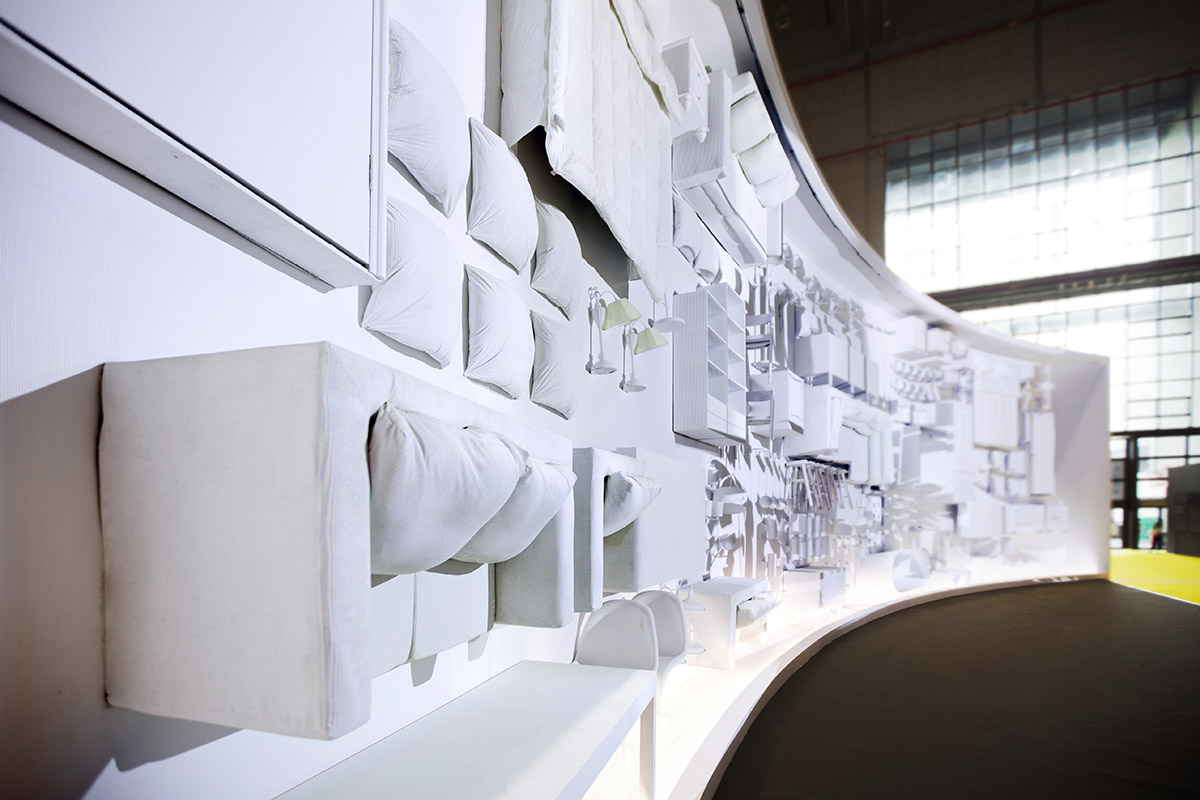 TOWOdesign completes exhibition space composed of different combinations of furnitures