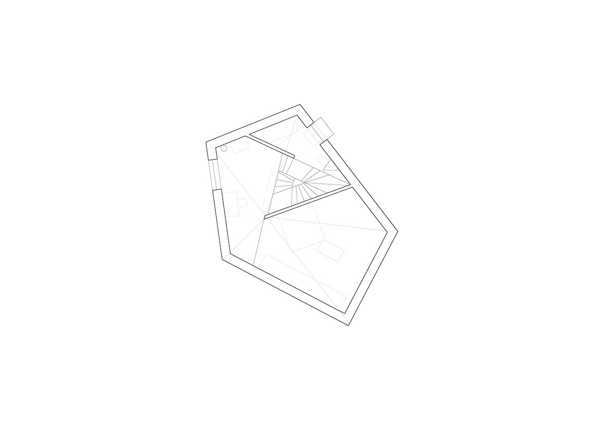 Malý Chmel creates a vertical concrete cave in a sloped garden in the Czech Republic