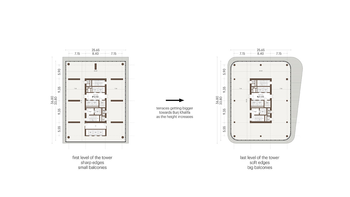 MVRDV adds a glowing pearl ovoid structure to the sky lounge of Inaura tower