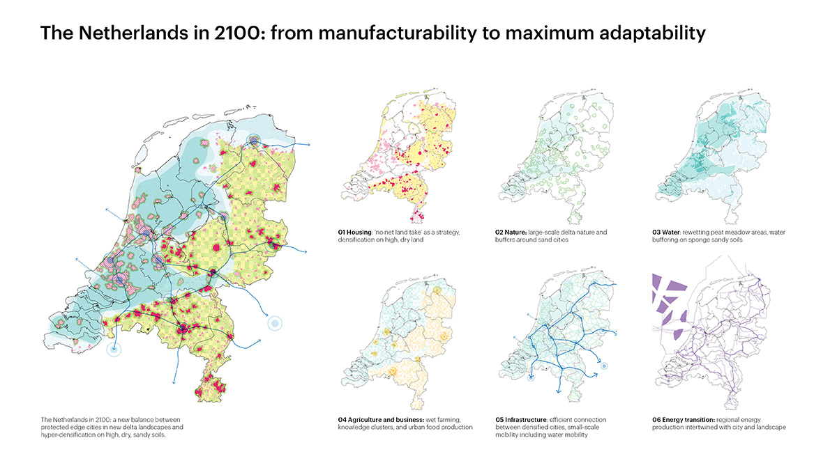 MVRDV releases a publication on what will happen if the Netherlands is submerged underwater 