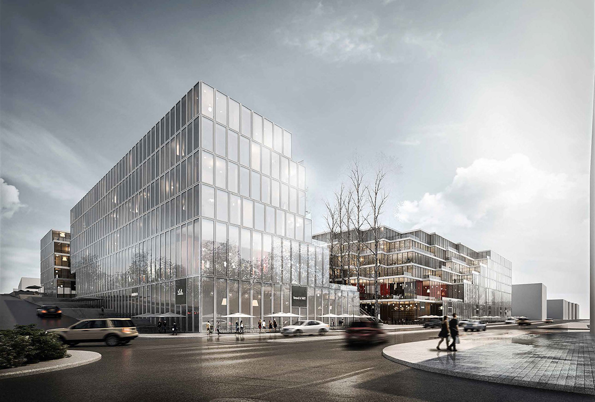 BAD proposes dramatic pixelated mass for a new mixed-use project in Beirut