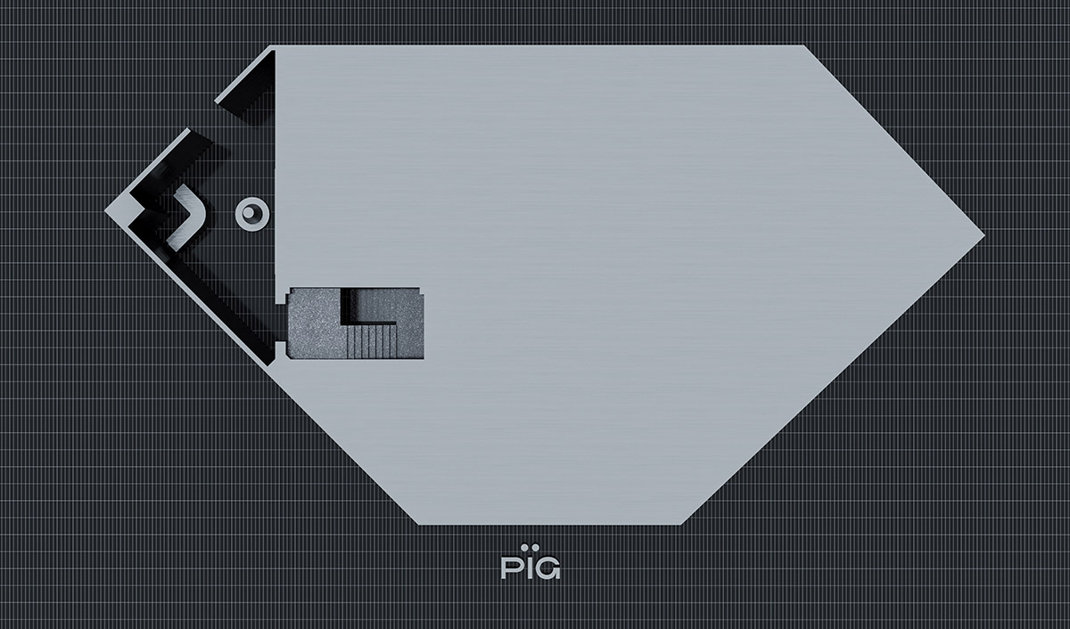 PIG Design sculpts restaurant building with diamond-shaped lines and retro effect in China