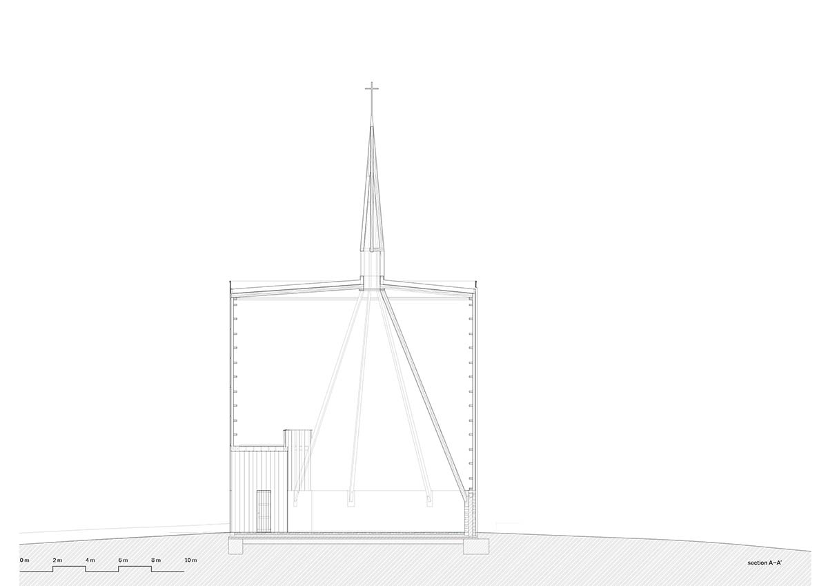 RCNKSK uses wood and quarried stone for chapel in Nesvačilka