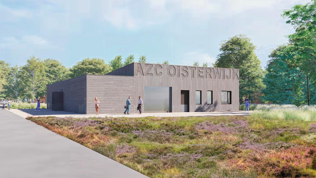 OMA and Circlewood develop Modular Wood System for Asylum Facilities in the Netherlands