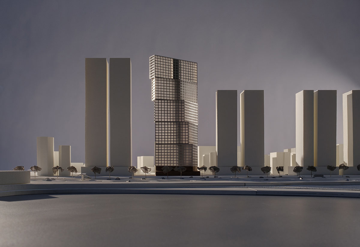 OMA reveals design for stepped residential tower in Kuwait's waterfront