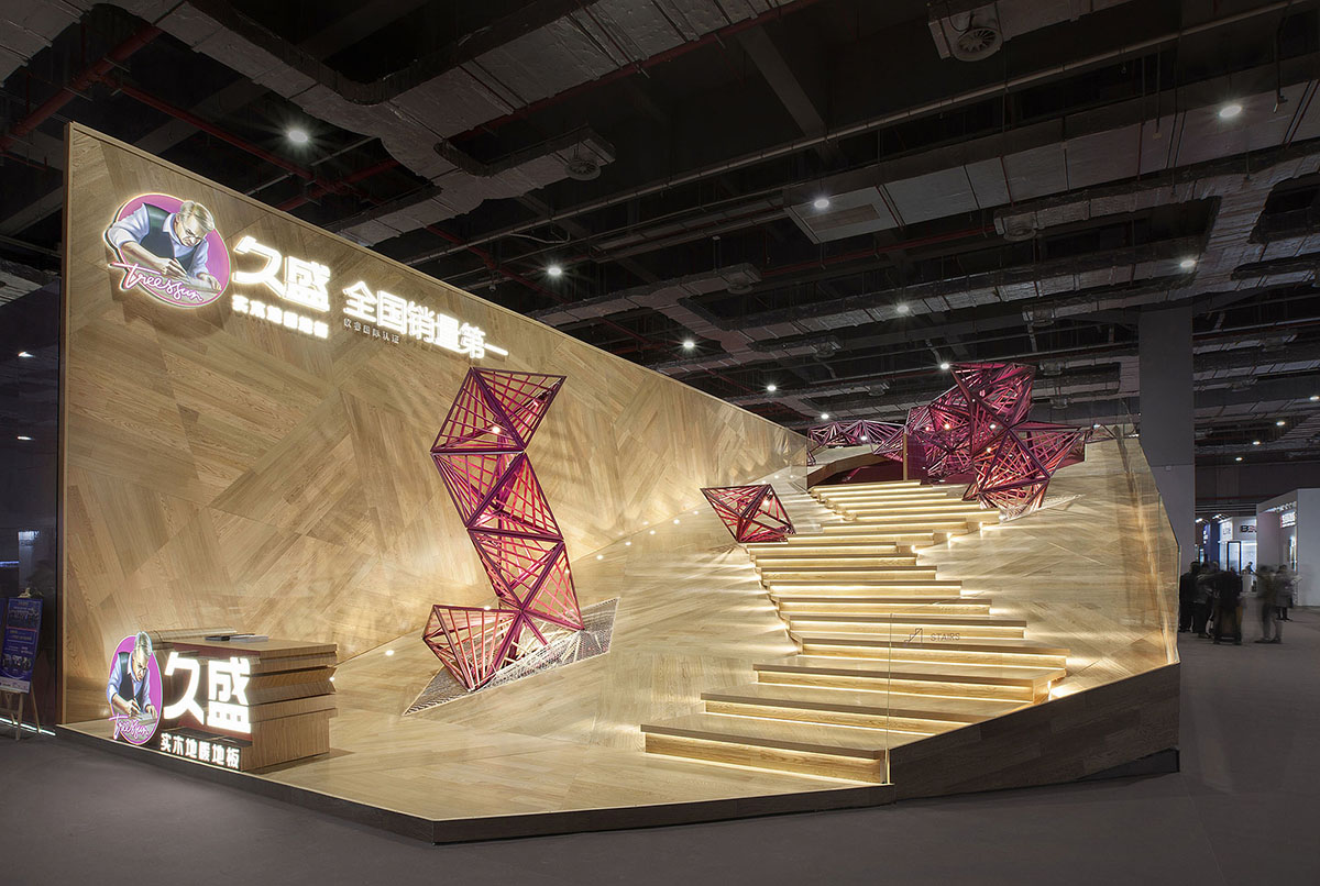 Towodesign creates geometric sculpture for Folding Garden in Shanghai