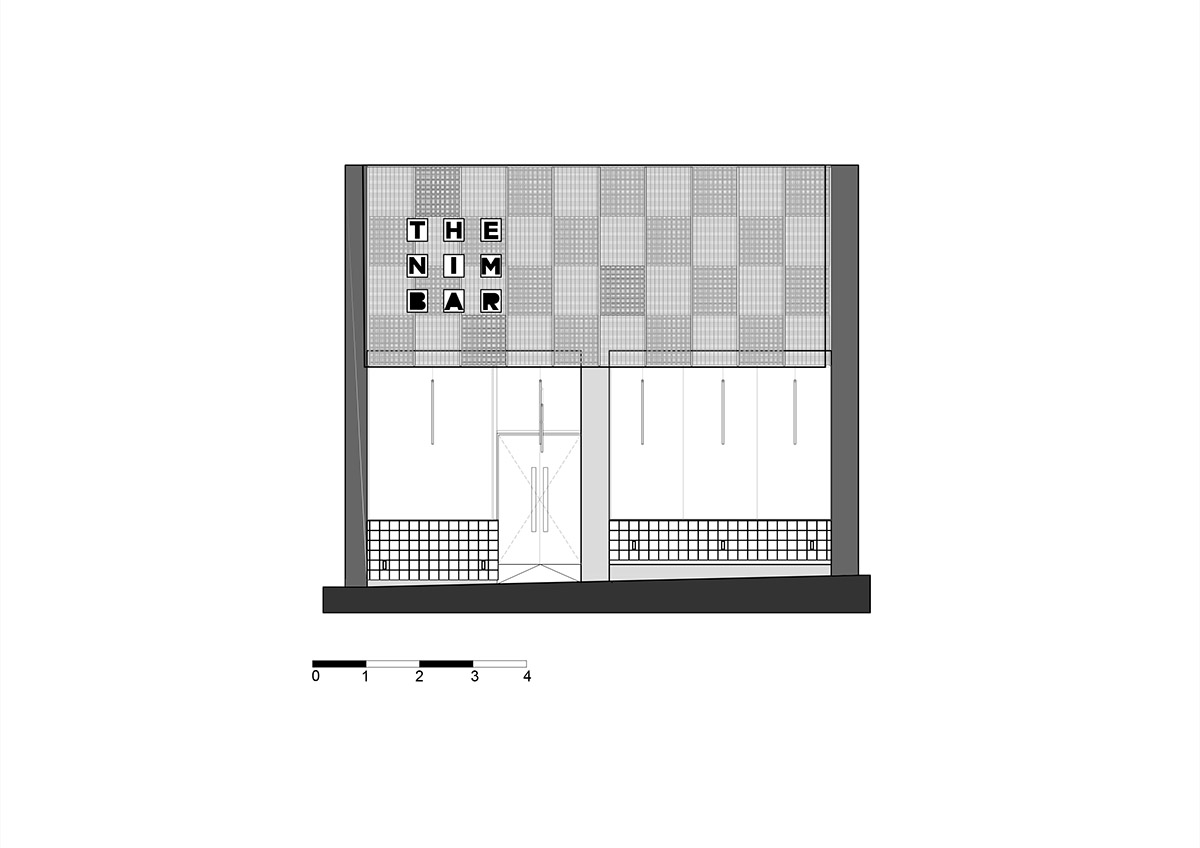 Hitzig Militello Arquitectos completes Nim Bar in Buenos Aires with wooden meshes and oak tones