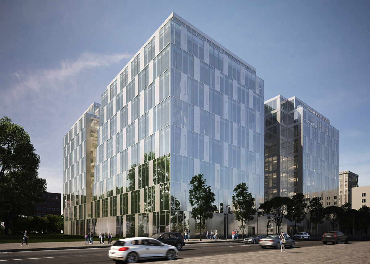 Jasper Architects transforms Berlin's old shopping mall into a glazed mixed-use office building