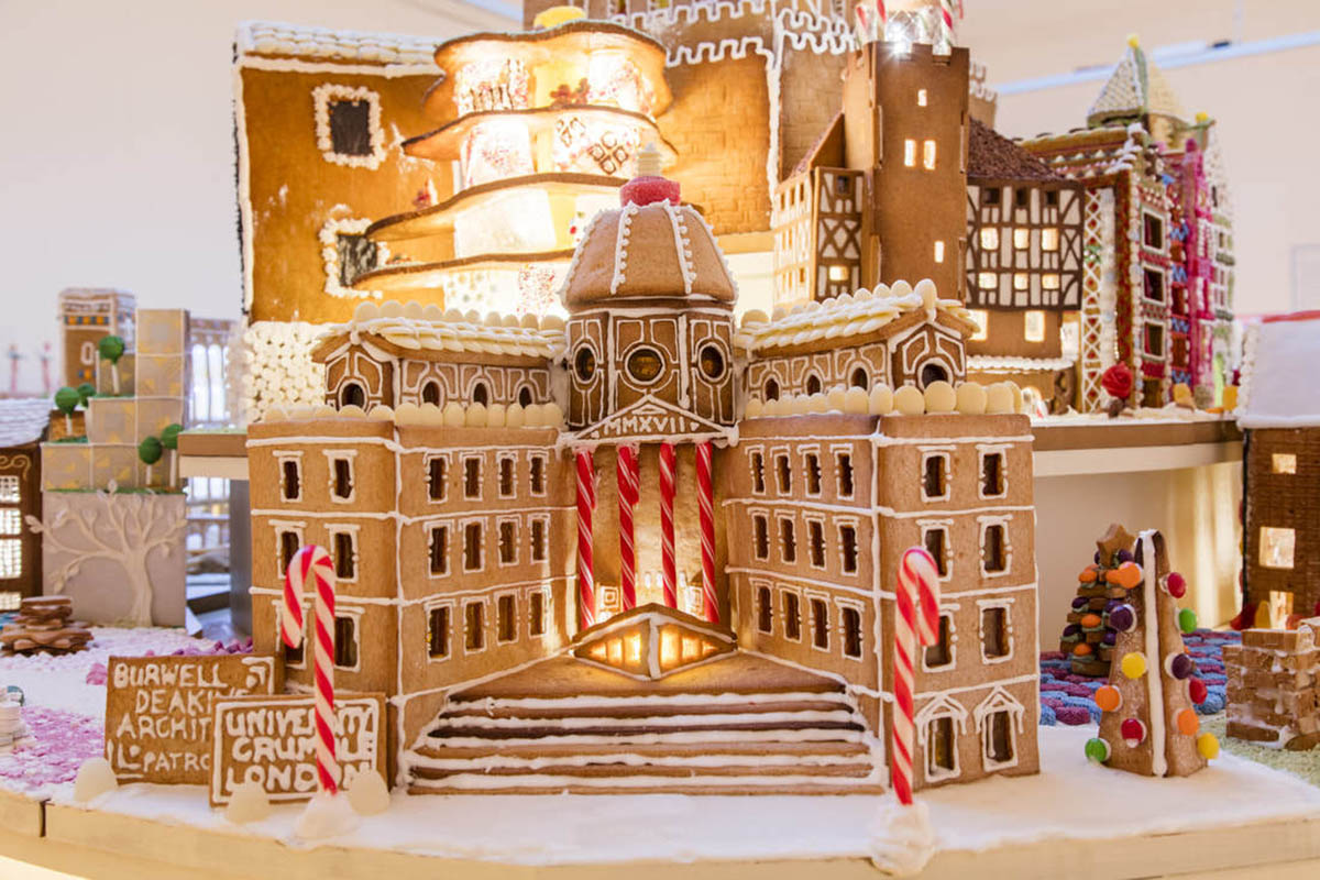 ZHA and Norman Foster designed gingerbread buildings for an edible