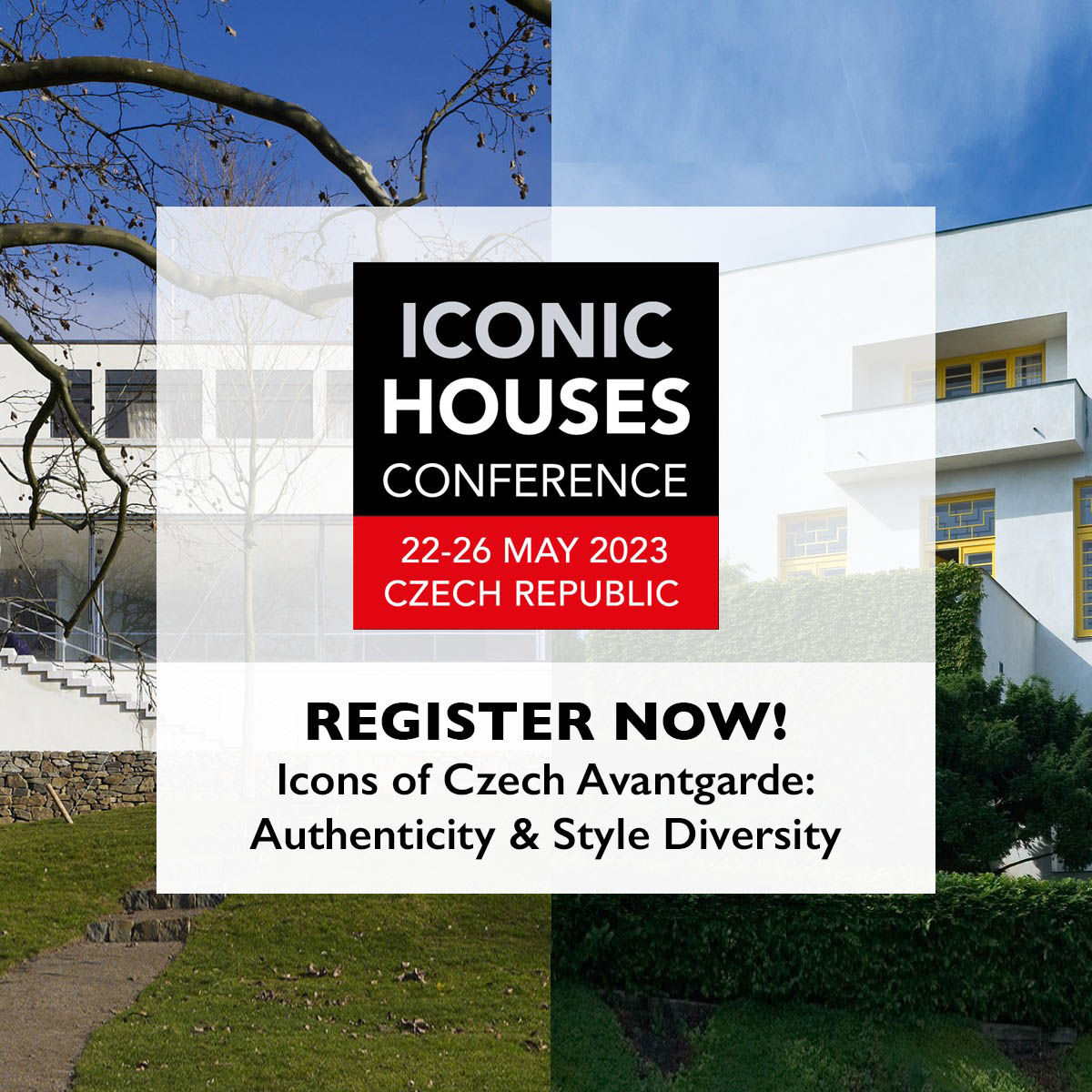 Iconic Houses Conference and House Tours from 22 to 26 May 2023