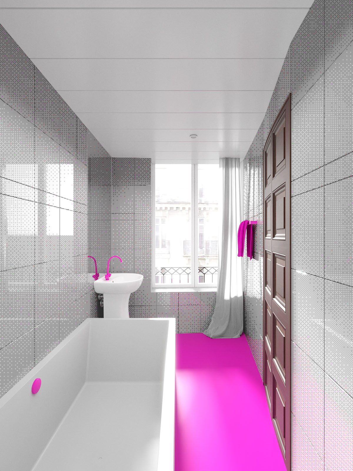 Harry Nuriev resurrects Hôtel La Louisiane's most mythical rooms with pink colors in the metaverse