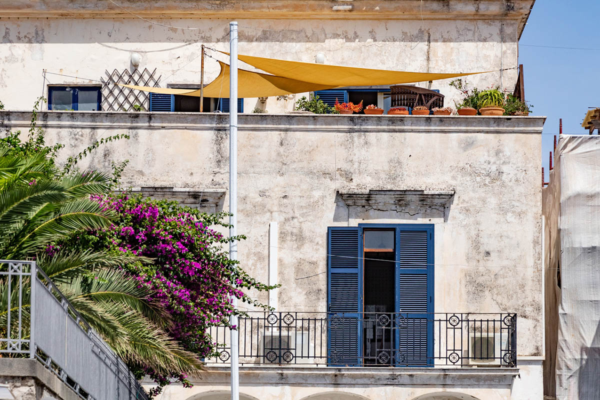 The architecture of Mediterranean islands is captured through the lens of Corinna Del Bianco