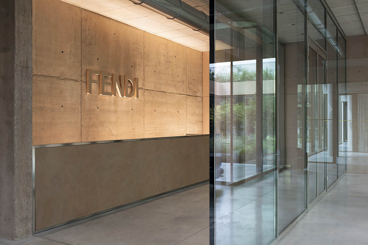 Piuarch built production building for Fendi with 