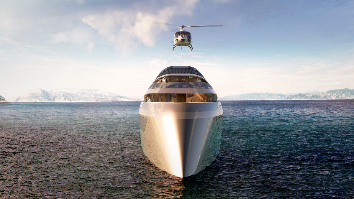 Mexican Architect Fernando Romero designs superyacht for the Italian brand Benetti