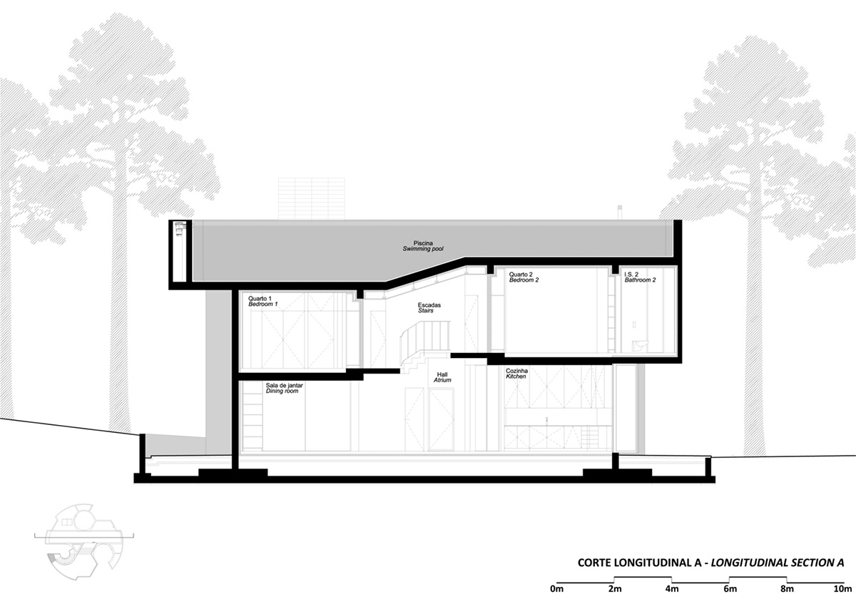 Double(o) Studio built Trefoil House with circular and hexagonal layout merged in one massing
