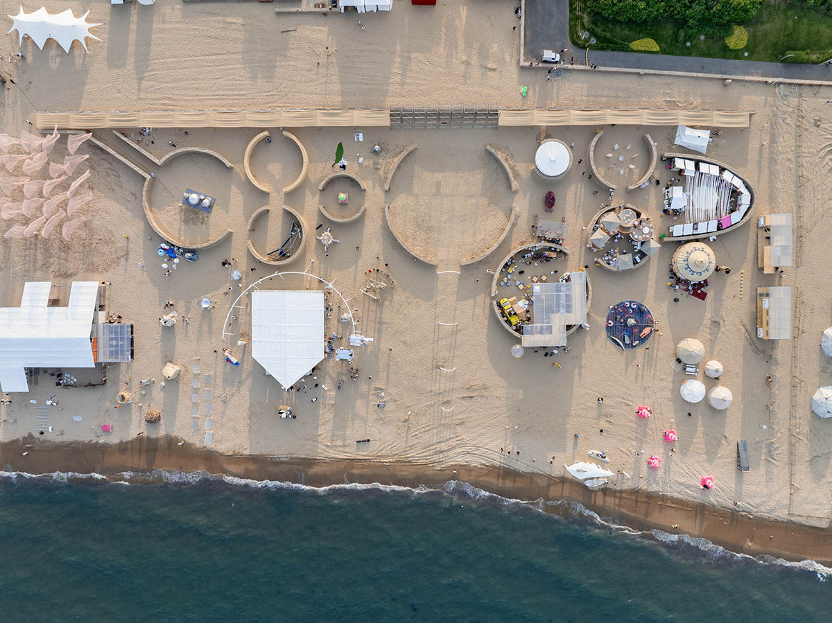 MAD Architects blends art and architecture for a public art project at 2024 Aranya Theatre Festival