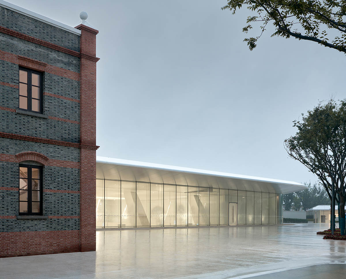 MAD completes Train Station In The Forest with a floating metal roof in Jiaxing