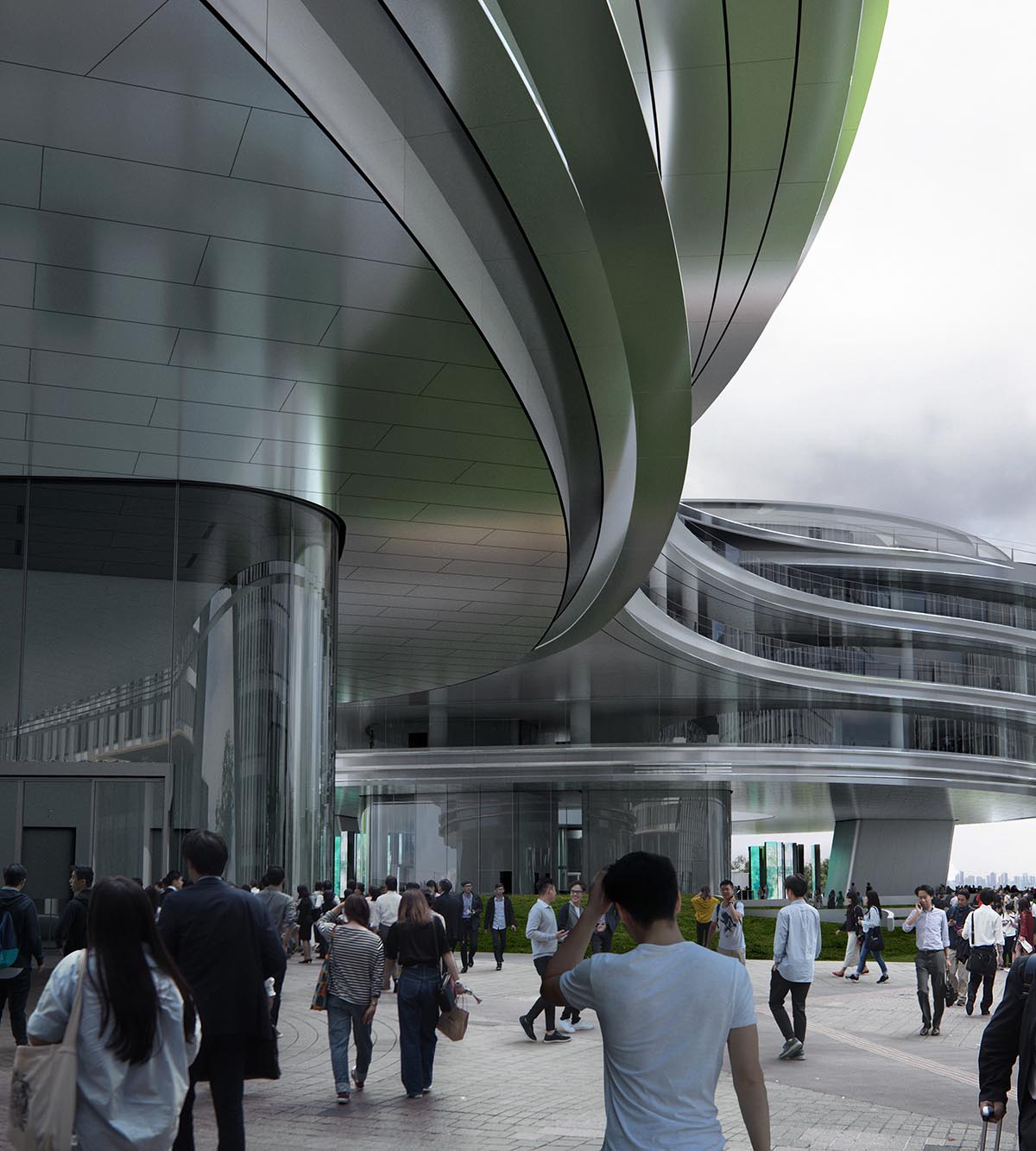 MAD reveals design and construction update for Tencent's new Shenzhen Headquarters