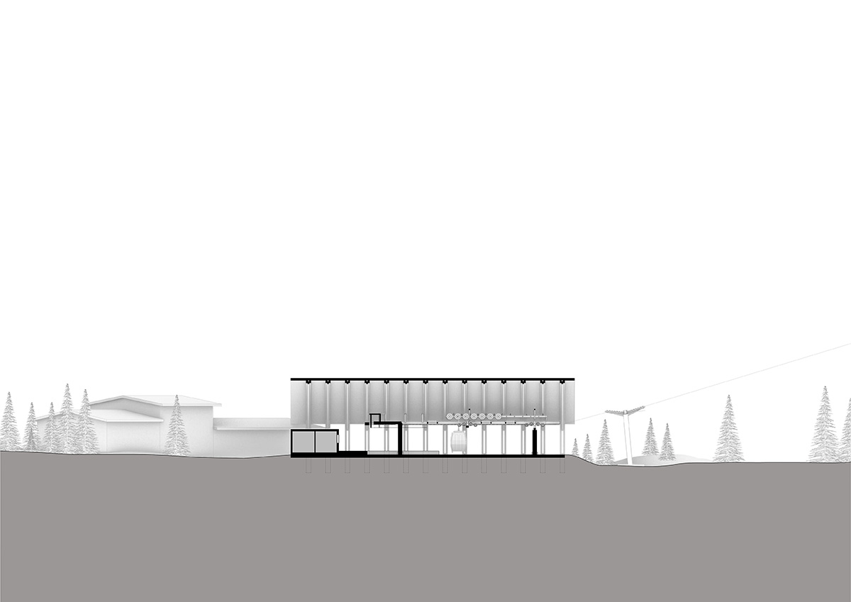 Peter Pichler Architecture crafts mountain mobility with wooden stations and a hut in the Alps