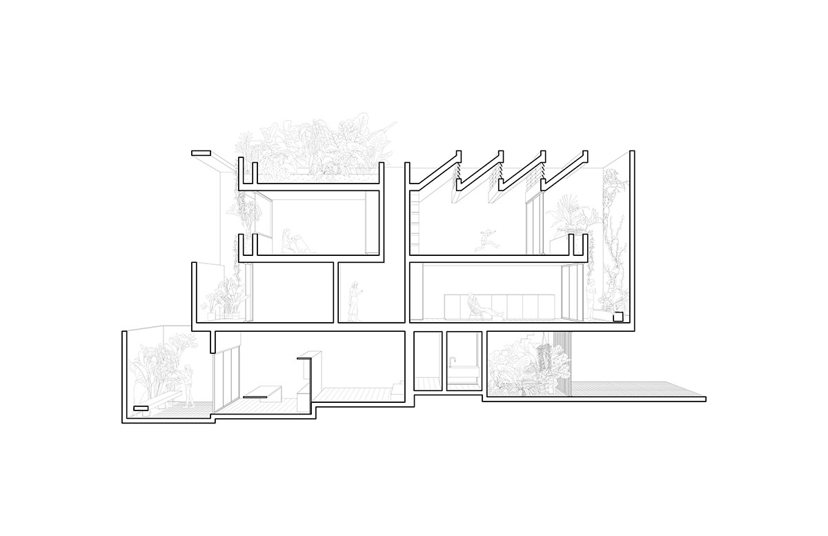 Taller Segovia Molina enriches beige Casa Aguilar with interior patios and an abundance of light