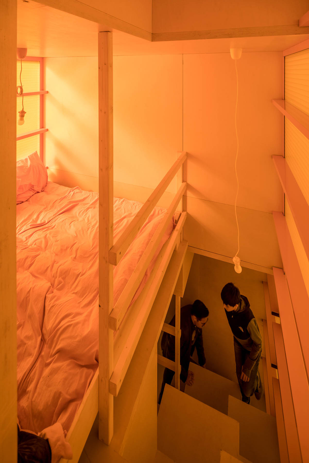 The Why Factory installed flexible hotel adapting to the maximum needs of the users