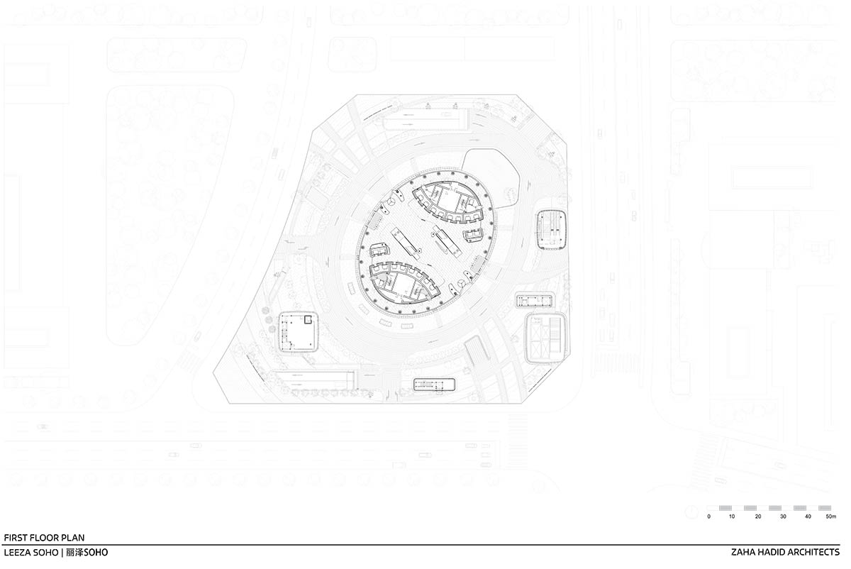 Zaha Hadid Architects completes Leeza SOHO with the world’s tallest atrium in Beijing