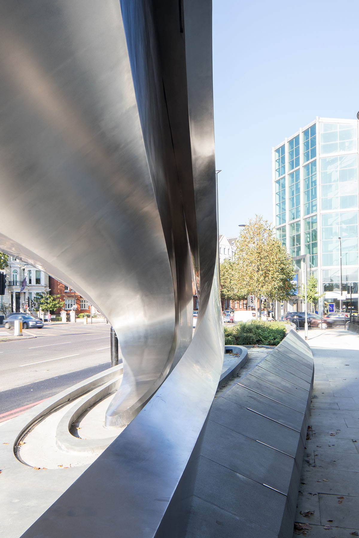 Zaha Hadid Design created sinuous digital billboard for a media company