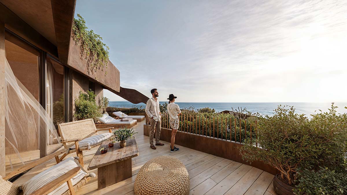 NOA blends earthy elegance with enchanting hillscapes for Berdenesh Hills in Saranda, Albania