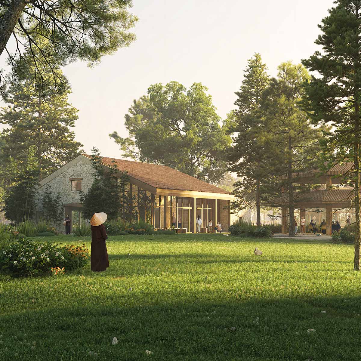 MVRDV collaborates with Plum Village for eco-conscious design to create a sustainable serenity 