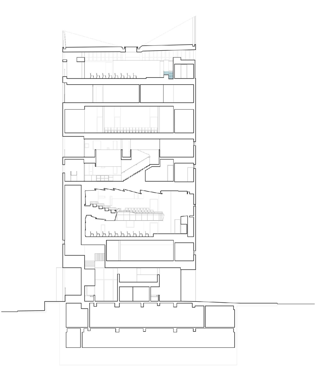 The Gothic Church on a Skyscraper
