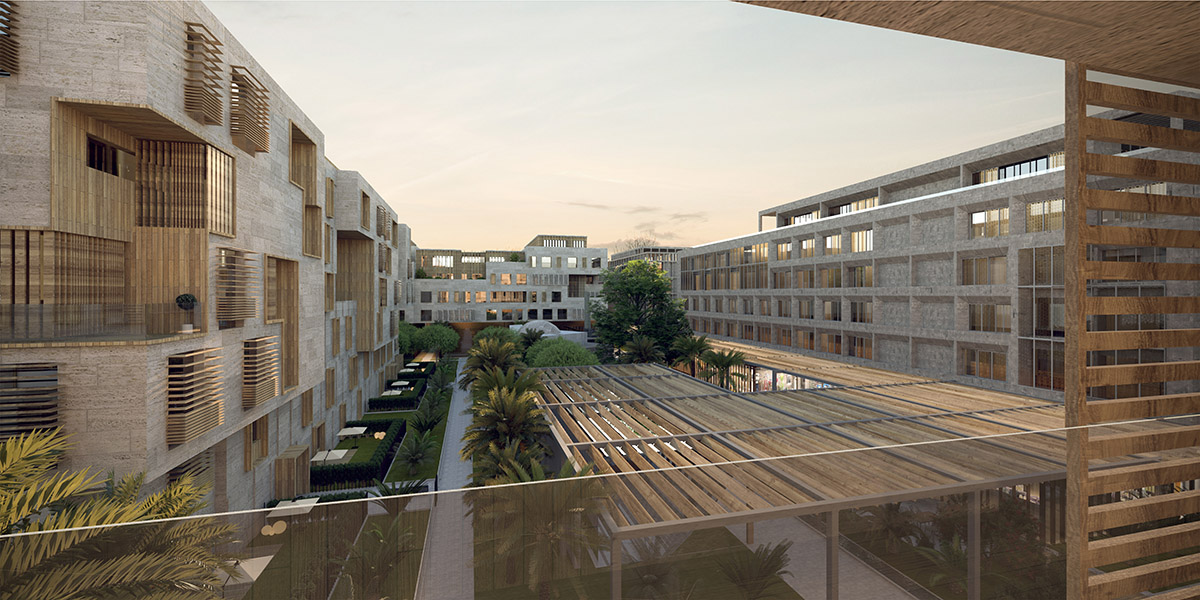 Avci Architects unveils Al Khobar masterplan combining work and life in layered mass configuration