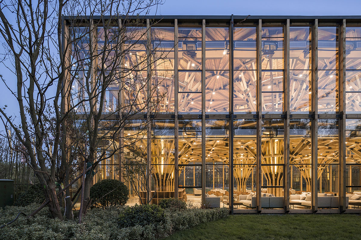 LUO studio Created a Universally-used Sales Center that can be Completely Dismantled and Reused