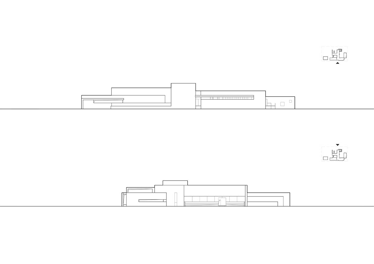 Linear placement of earth-toned walls choreographs a serene hotel by Studio A+ in China 