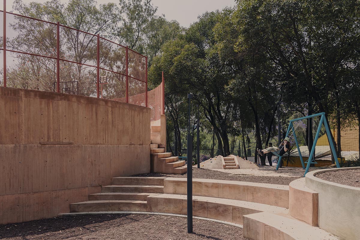 AMASA Estudio turns an abandoned ravine into an accessible and lively park in Mexico City