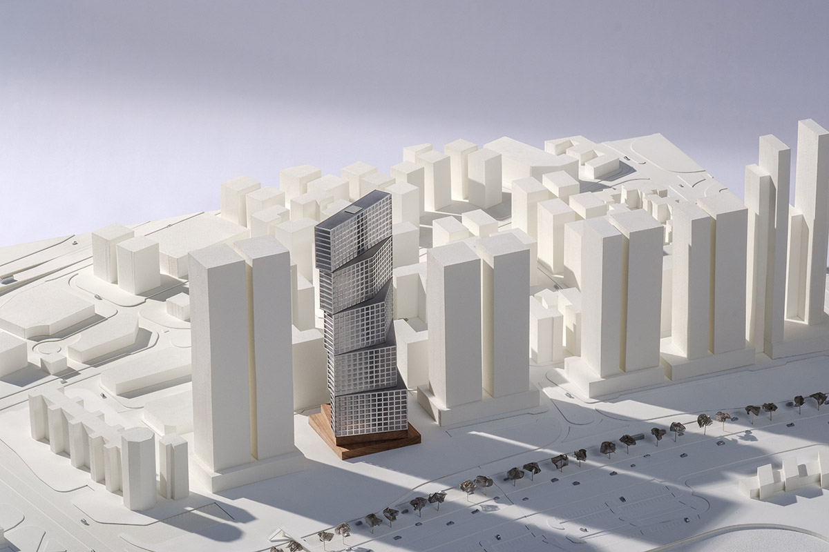 OMA reveals design for stepped residential tower in Kuwait's waterfront