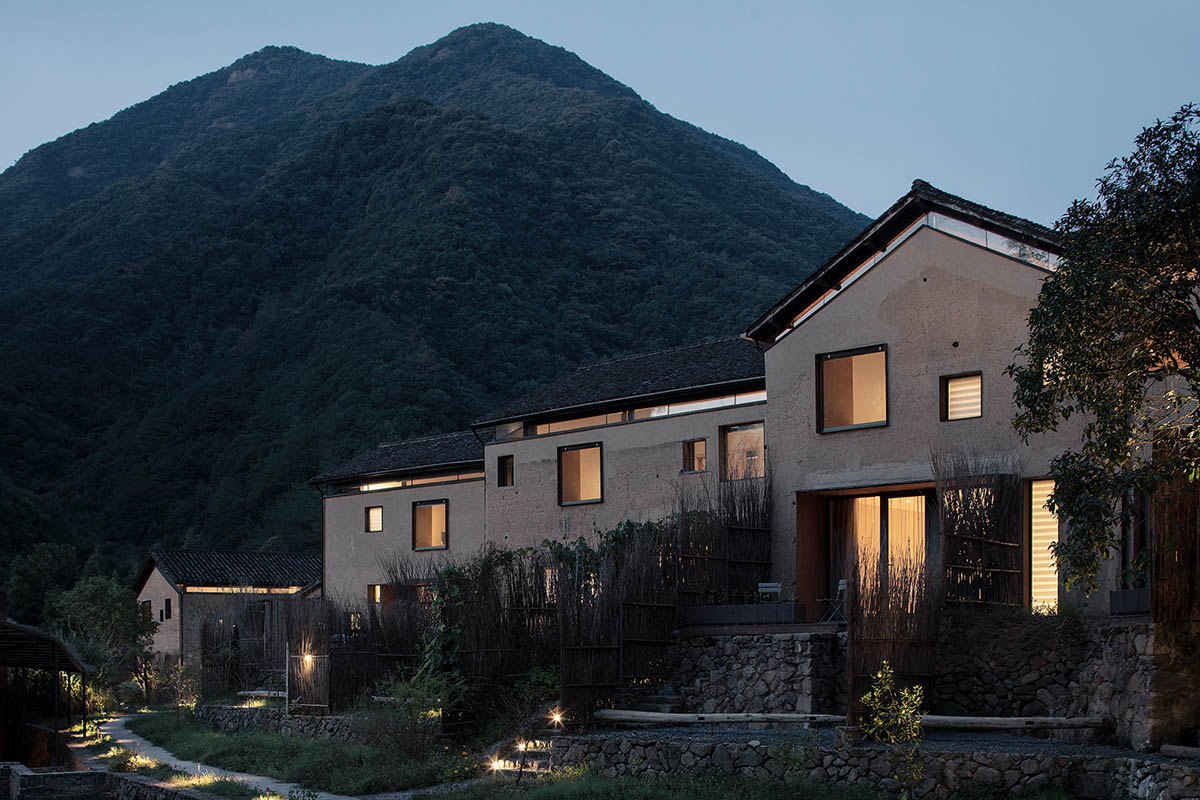 MDO converts existing village houses into a boutique hotel inspired by traditional lantern culture 