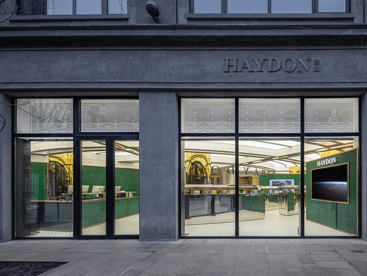 Haydon Shanghai features patterned tiles and mirrored surfaces evoking Shanghai's exotic houses