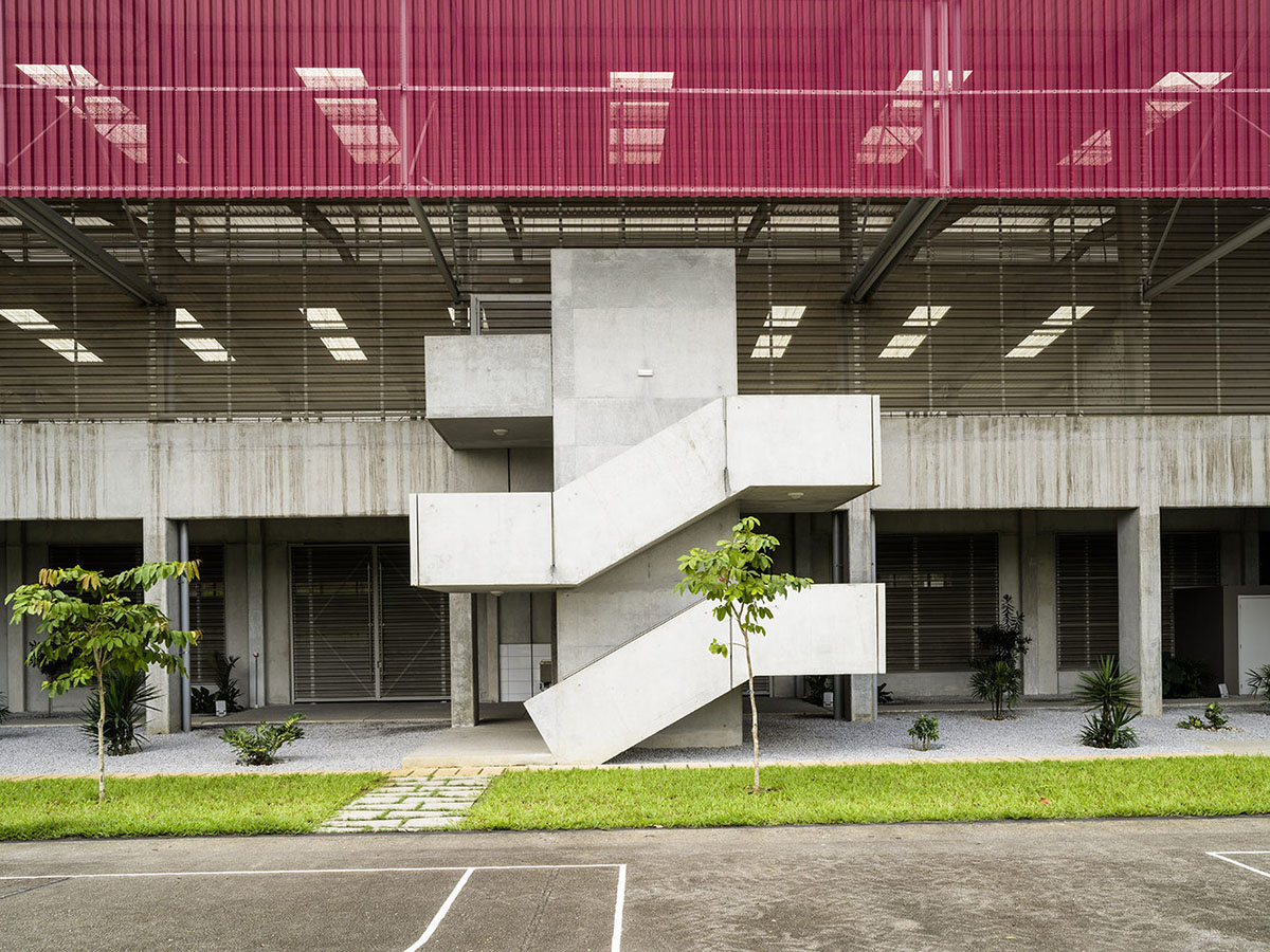 Blaise Pascal high school gymnasium by Koffi & Diabat&eacute; Architectes