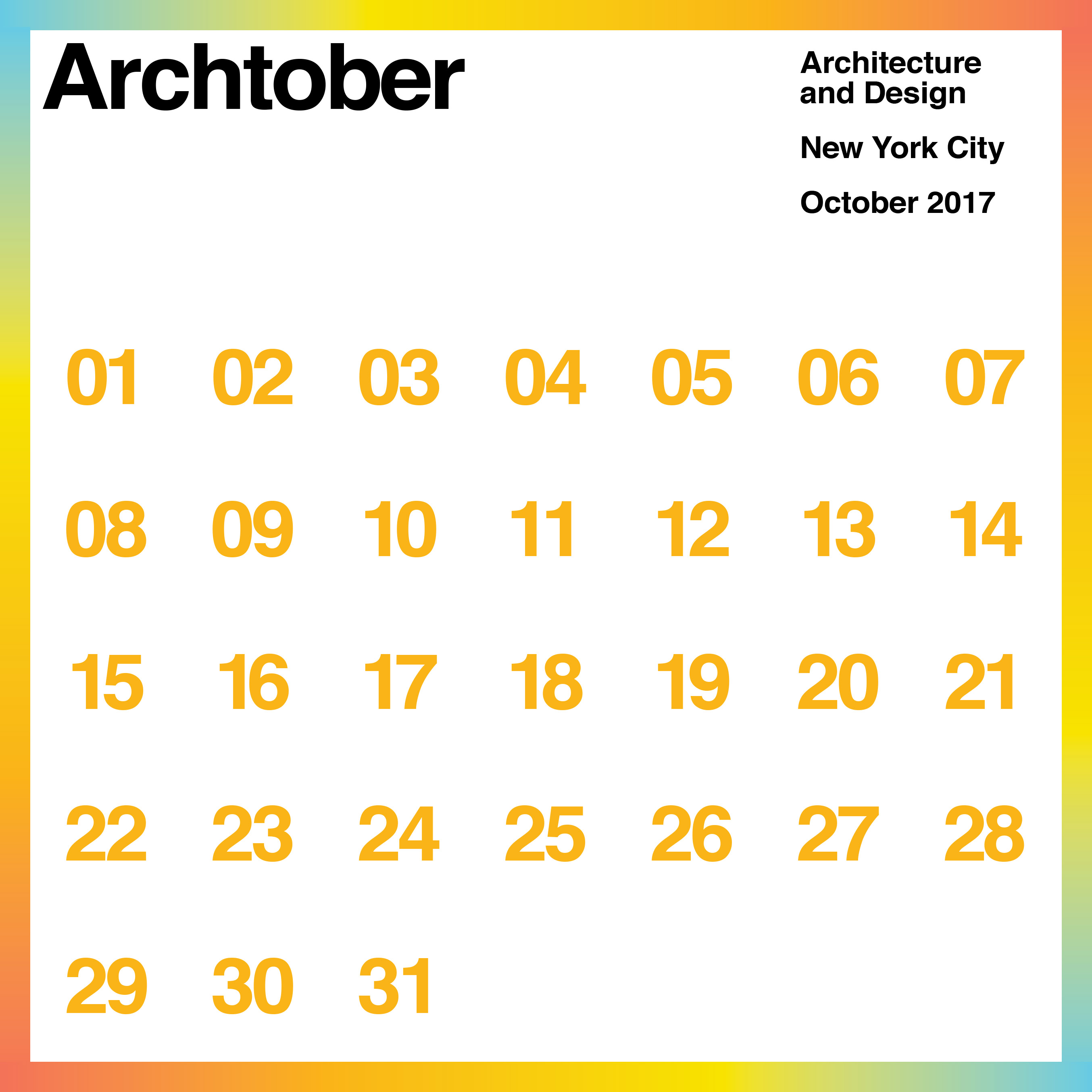 Mark your calendars: