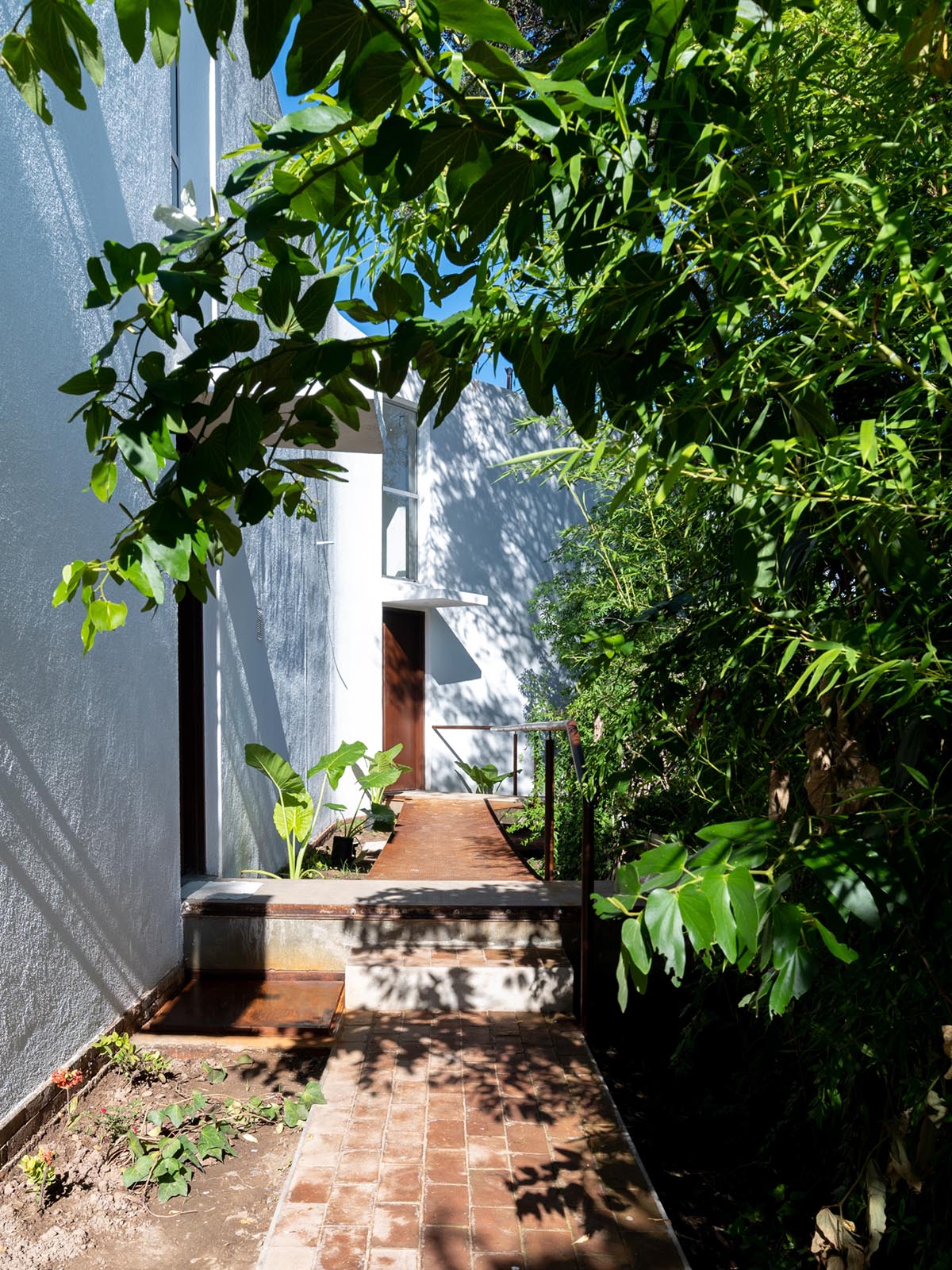 Andres Alonso Arquitecto built rounded housing in a forest of Cordoba