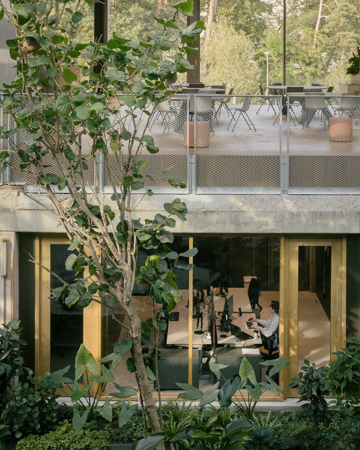 Civic Architects and VDNDP carve out Geo-faculty of ITC with four atria taking landscape inside 