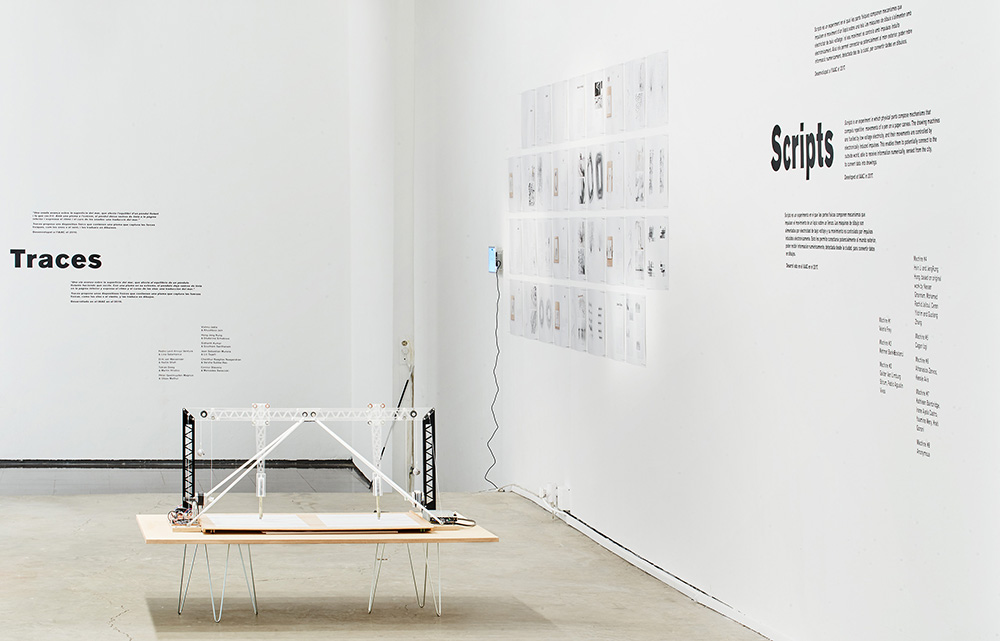 This exhibition combines automation and architecture to explore the potentials of generative drawing