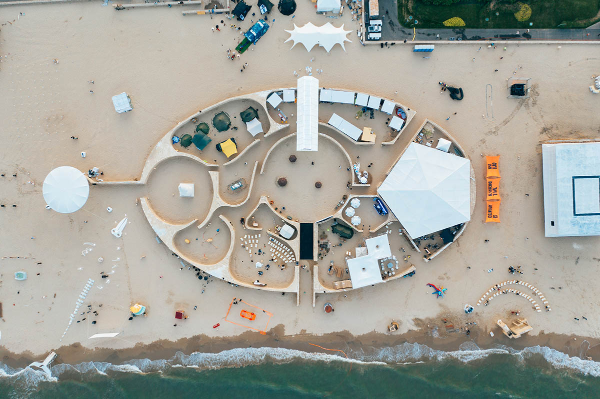 MAD Architects blends art and architecture for a public art project at 2024 Aranya Theatre Festival