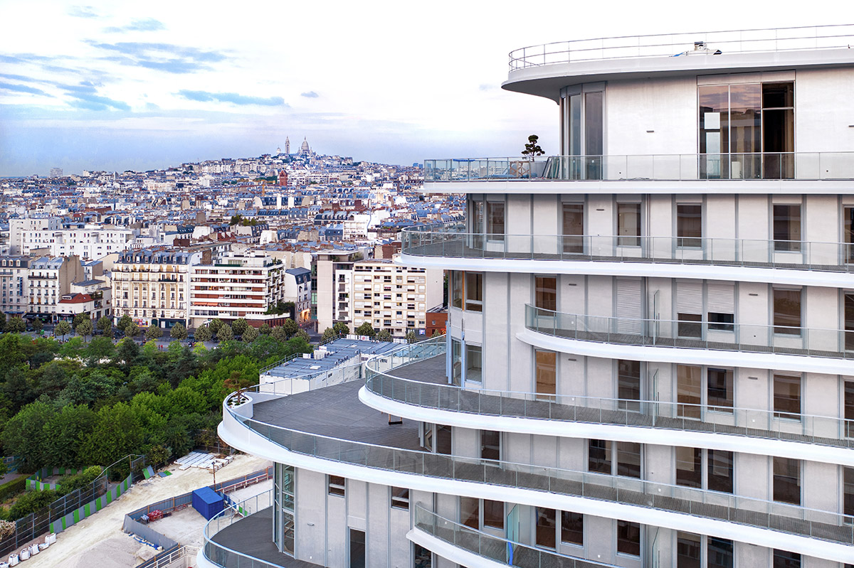 MAD Architects' first residential tower in Paris nears completion